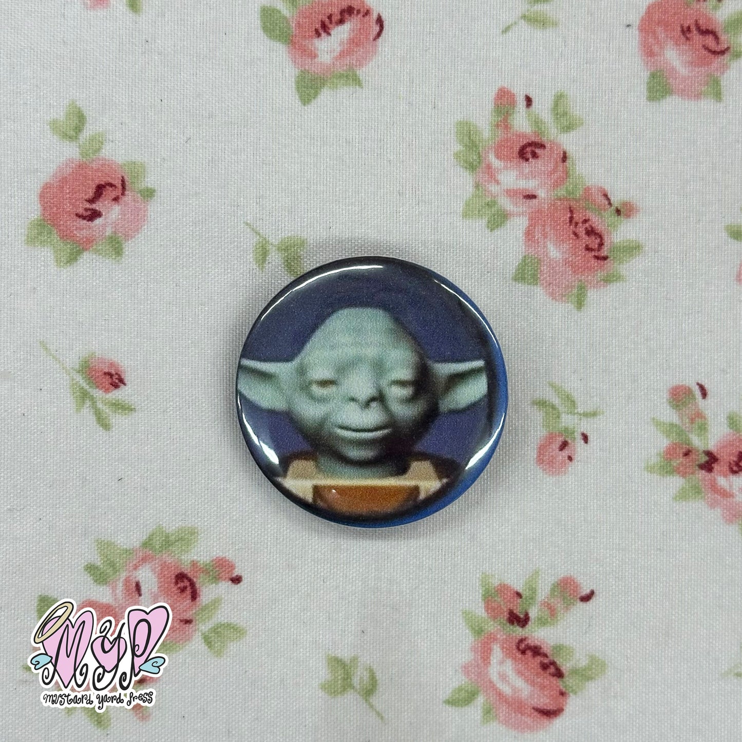 green master pfp button pin