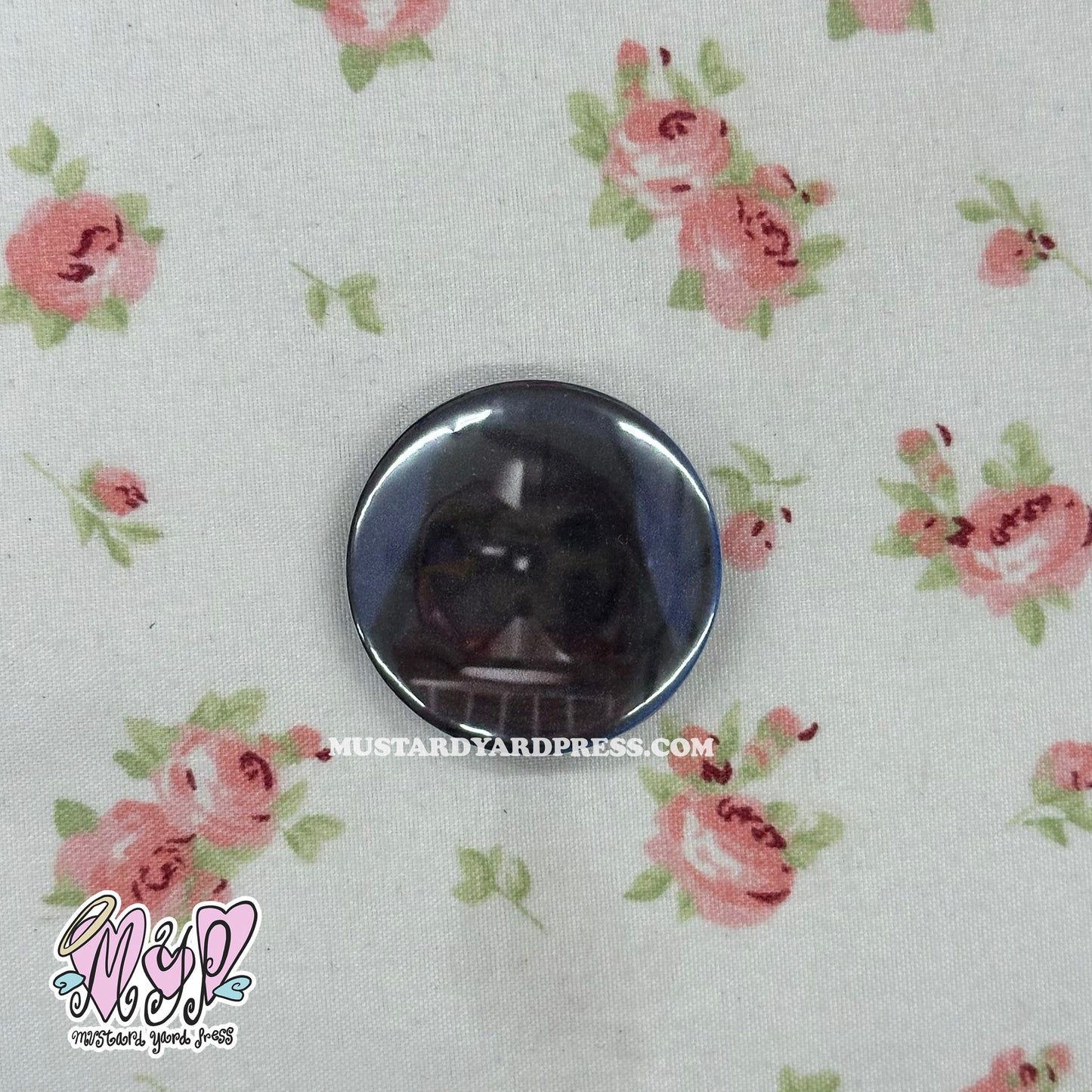 dark ani pfp button pin