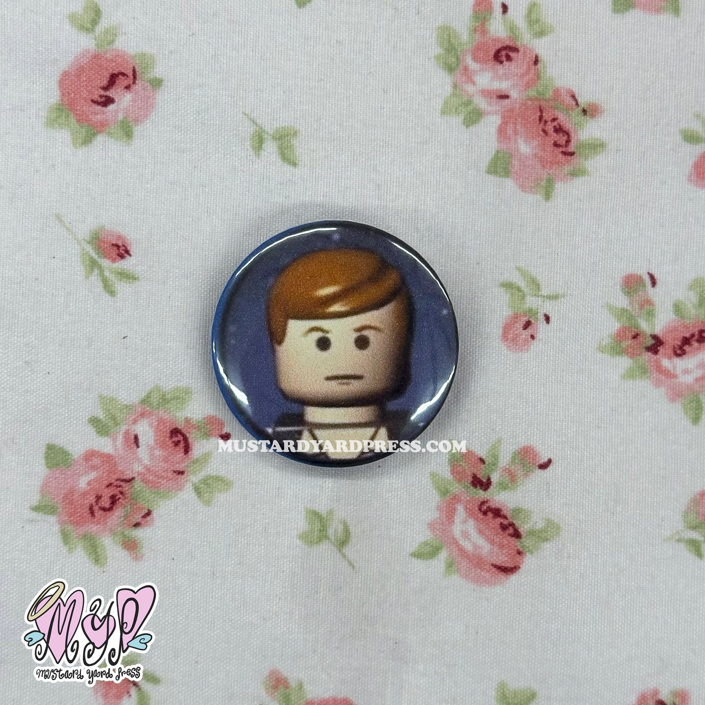 han pfp button pin