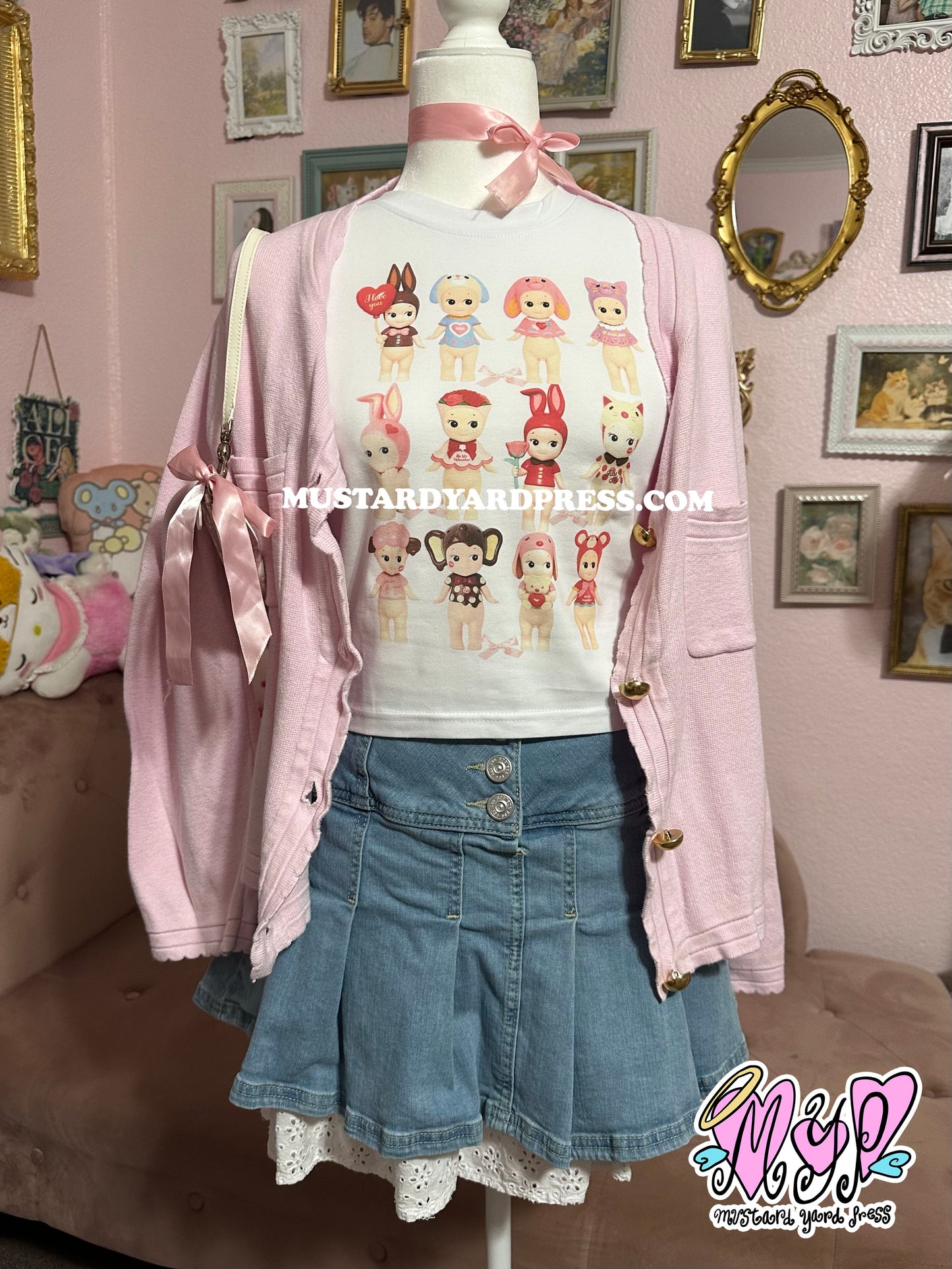 angel valentines collection baby tee