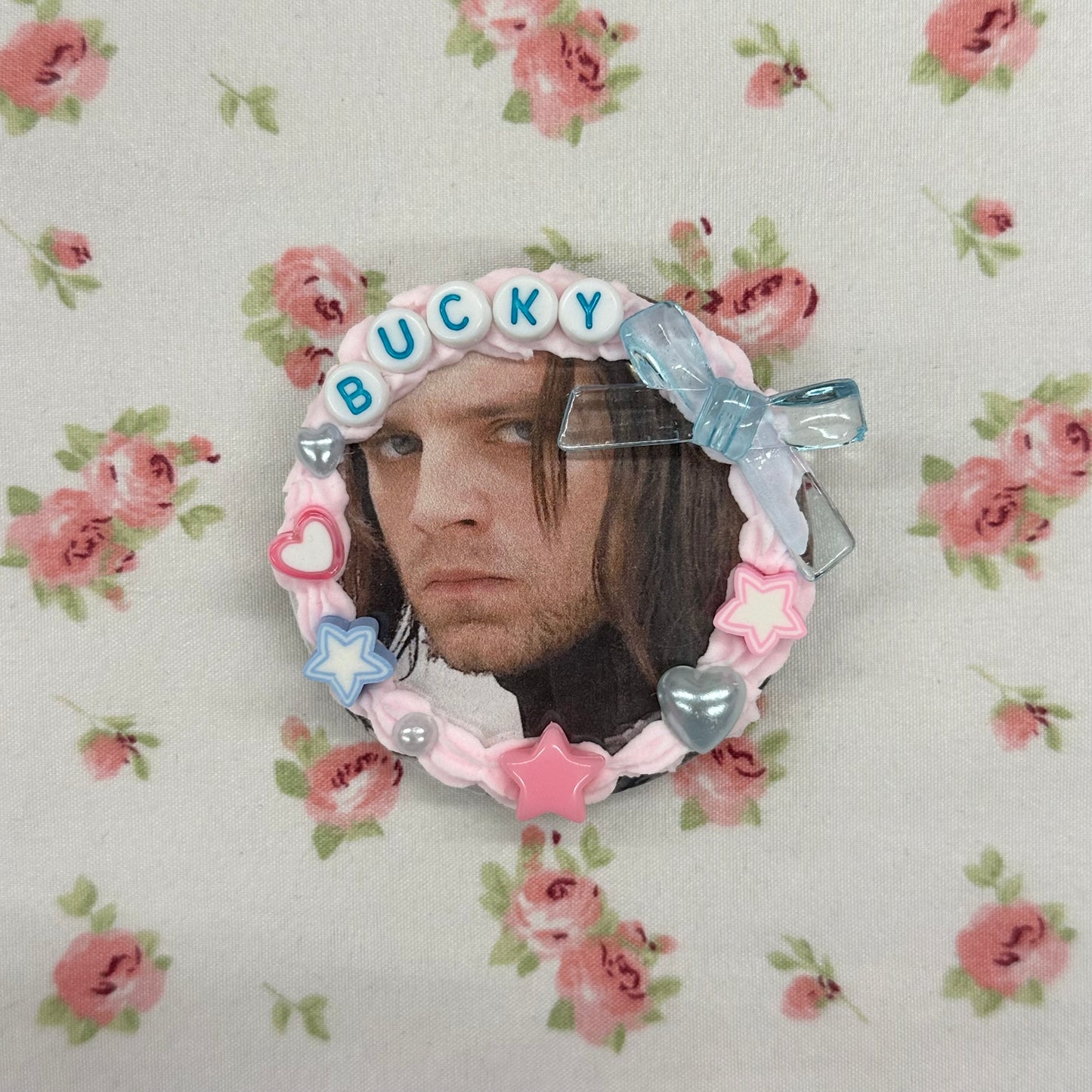 soldier sweet deco button pin