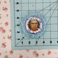 ani sweet deco lace button pin