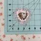 lana sweet deco lace button pin
