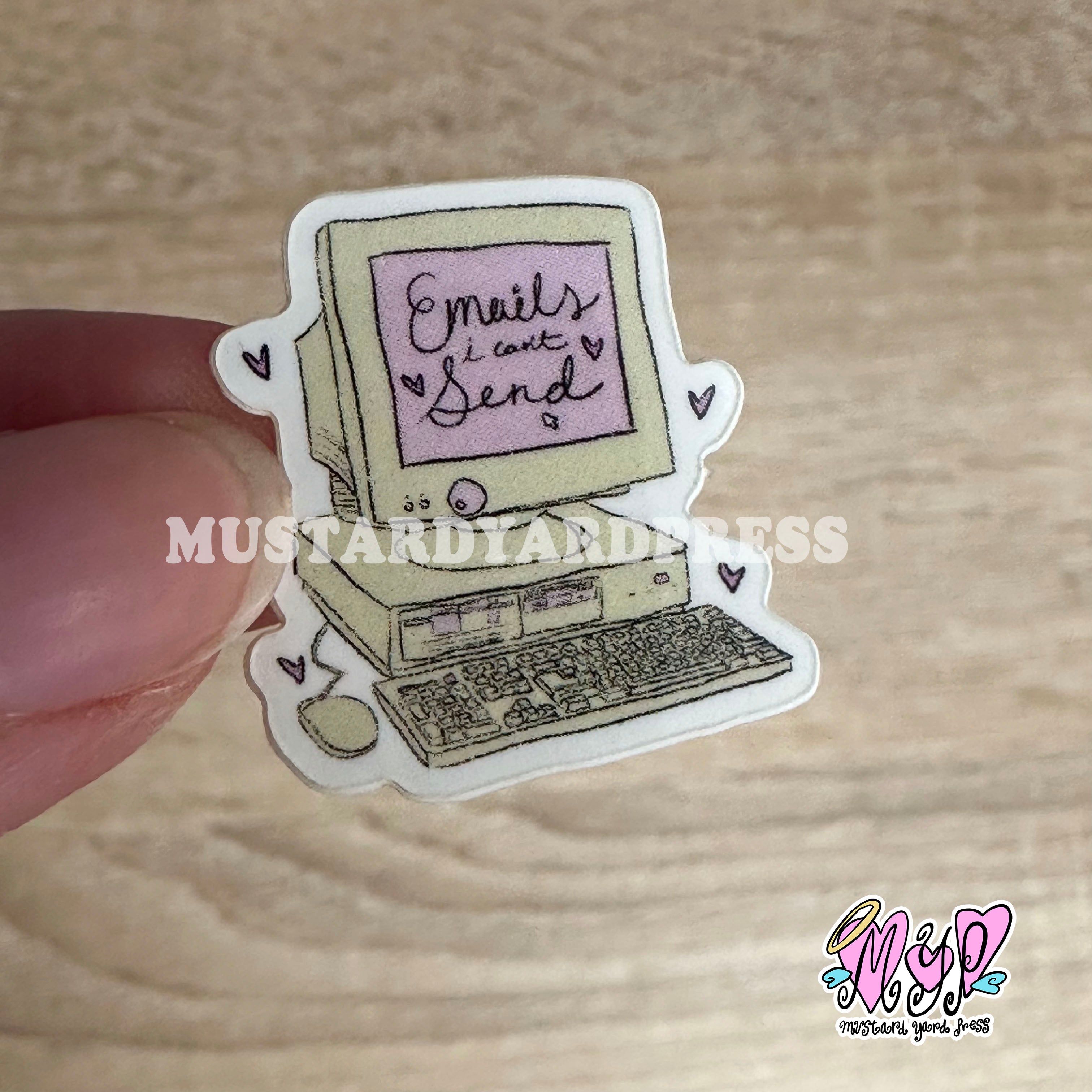 emails mini sticker – mustardyardpress