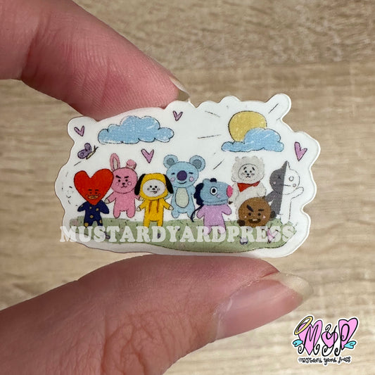 cuties sketch mini sticker