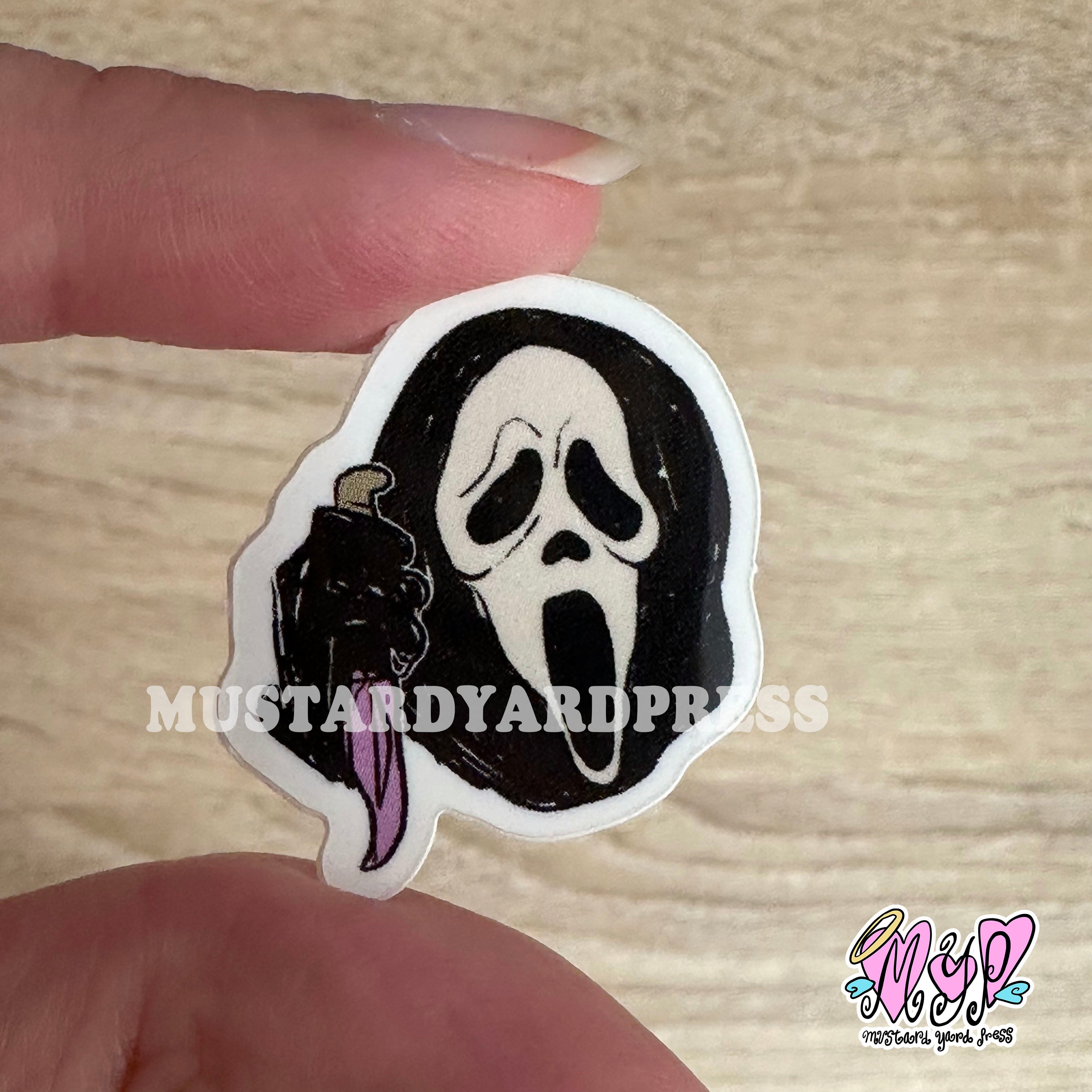 scream mini sticker – mustardyardpress