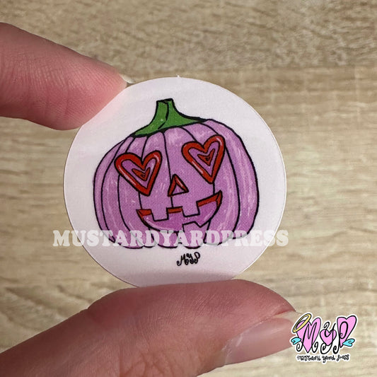 myp original pumpkin mini sticker