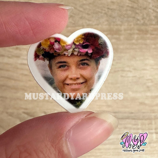 midsommar heart mini sticker