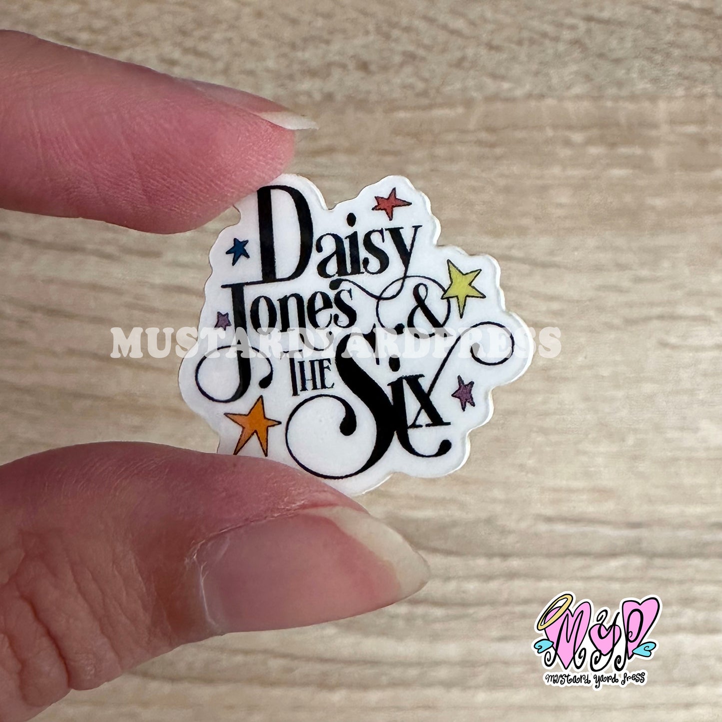 daisy stars mini sticker