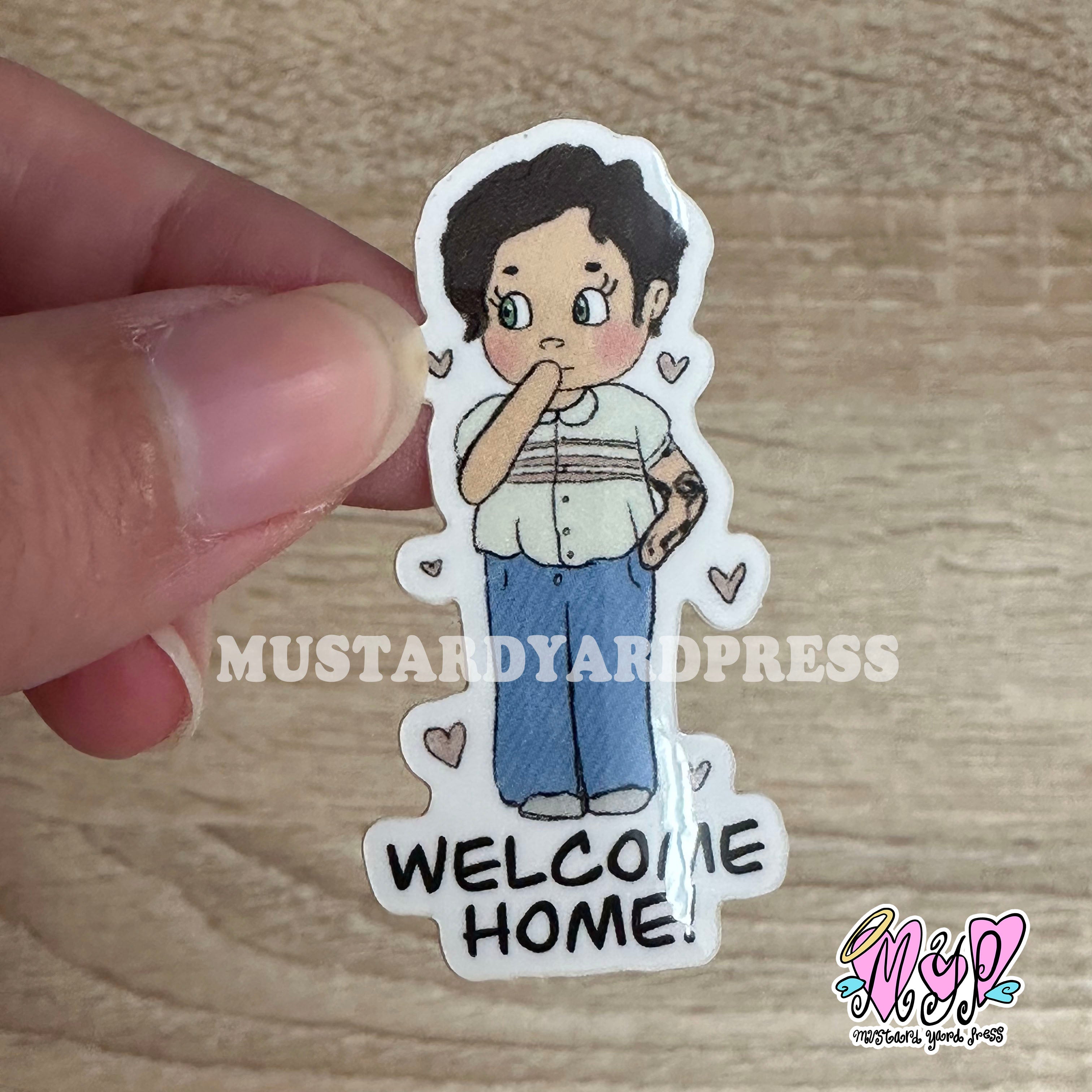 Home Json Sticker welcome home mini sticker – mustardyardpress