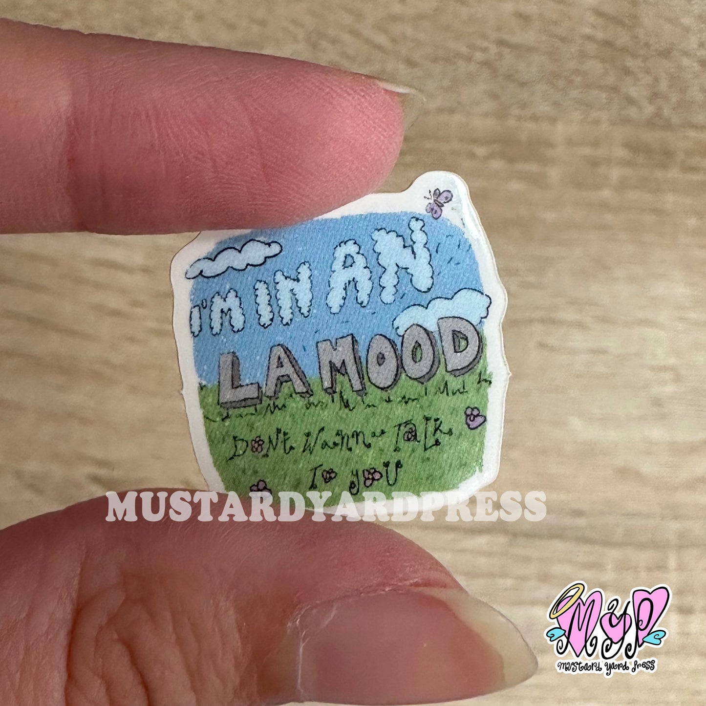 l.a. mood mini sticker