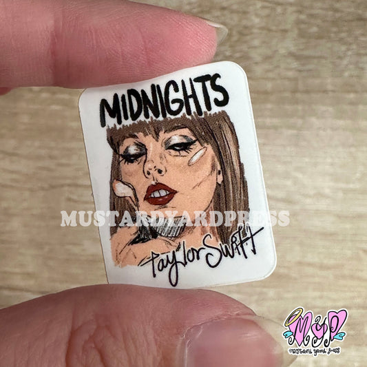 midnight sketch mini sticker