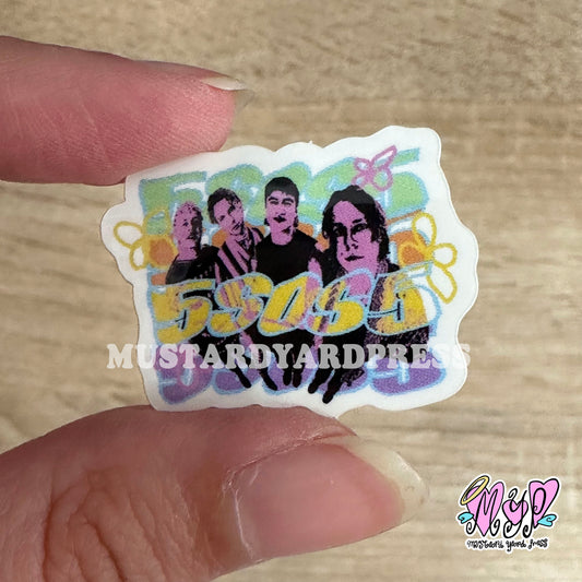 5sos 5 mini sticker