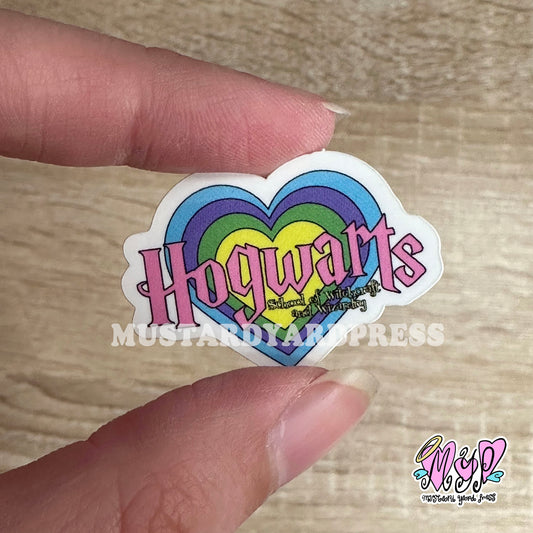 school heart mini sticker