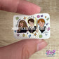 besties sketch mini sticker