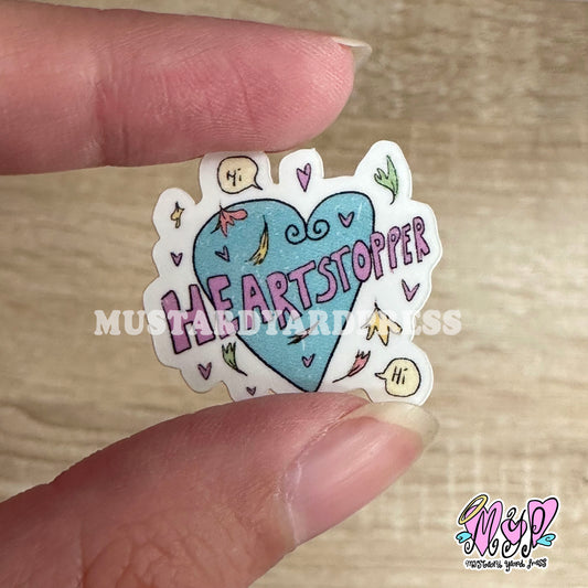 heart stop mini sticker