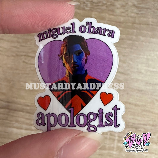 miguel apologist mini sticker
