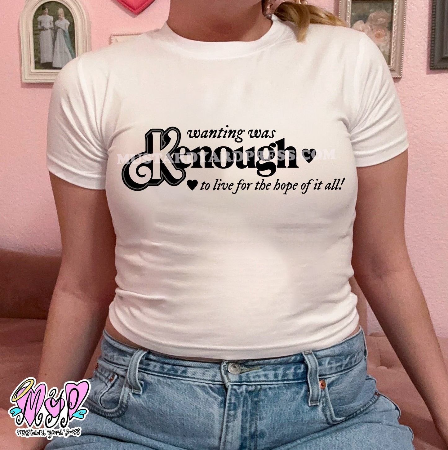 enough august doll baby tee