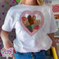 lace heart harry t-shirt