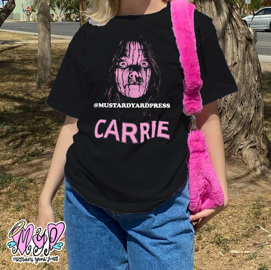 carrie black t-shirt