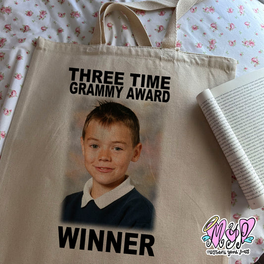 young harry winner tote bag