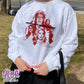 queen of disaster crewneck