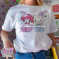 mel and kitty holiday t-shirt
