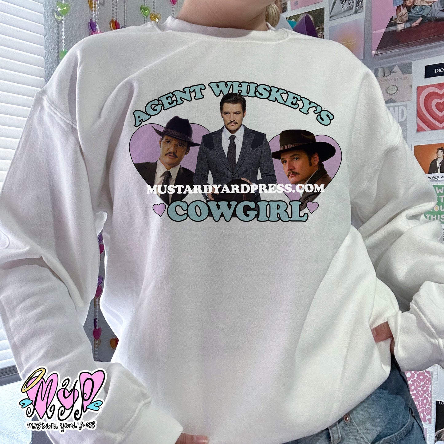 whiskey's cowgirl crewneck