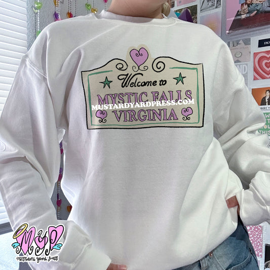 mystic falls crewneck