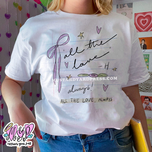 all the love soft t-shirt