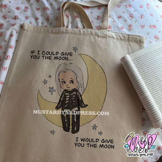 moon cutie tote bag