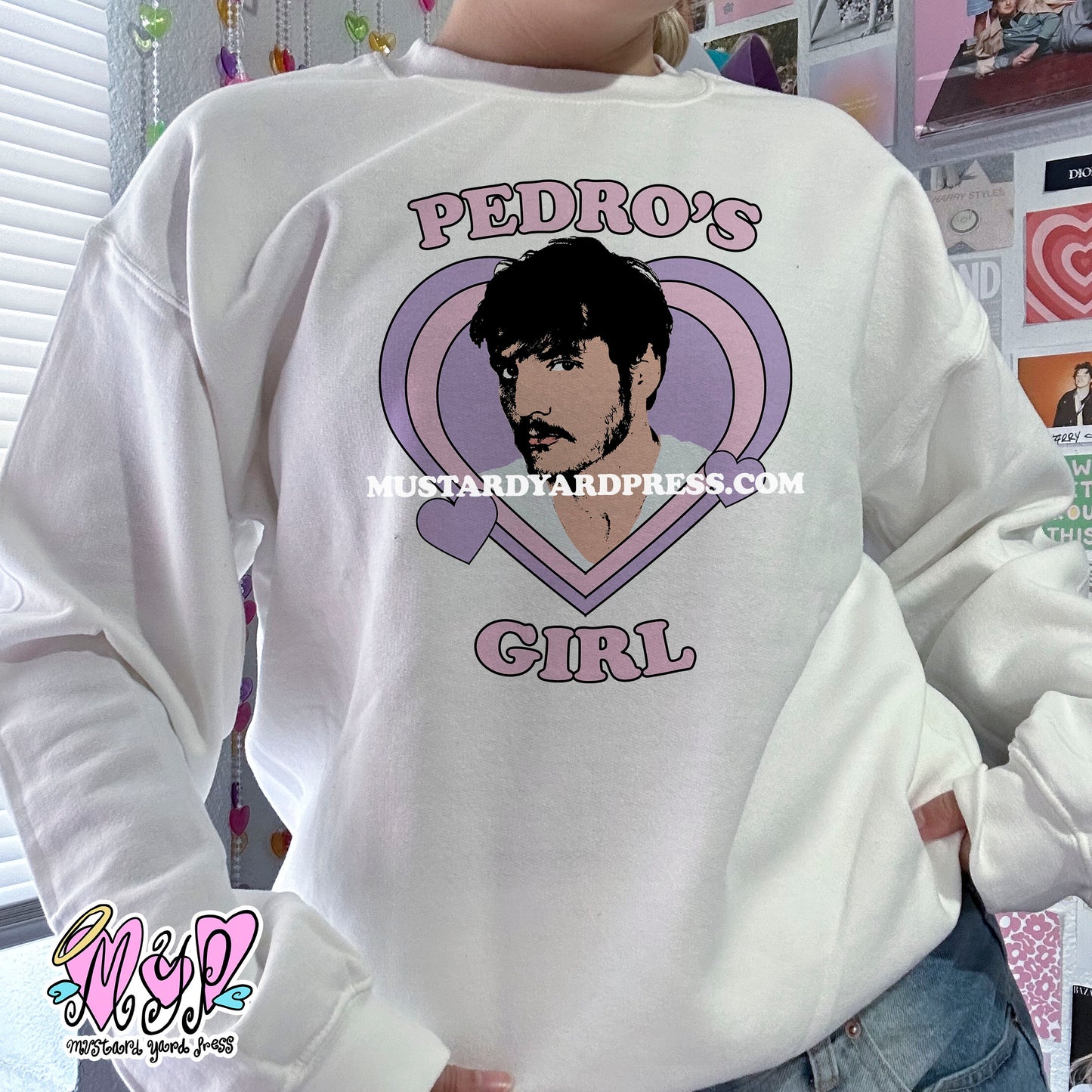 pedro's girl crewneck