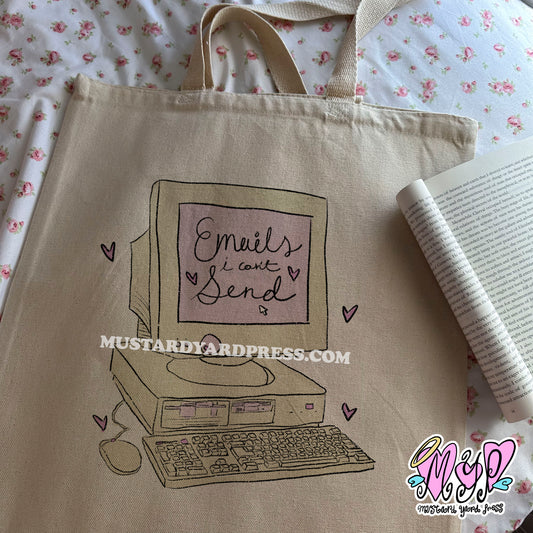 emails tote bag