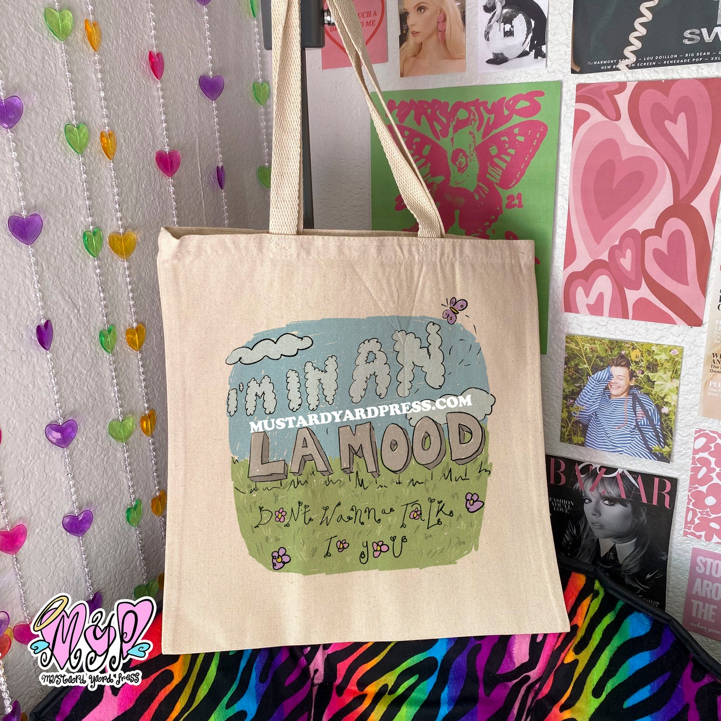 l.a. mood tote bag