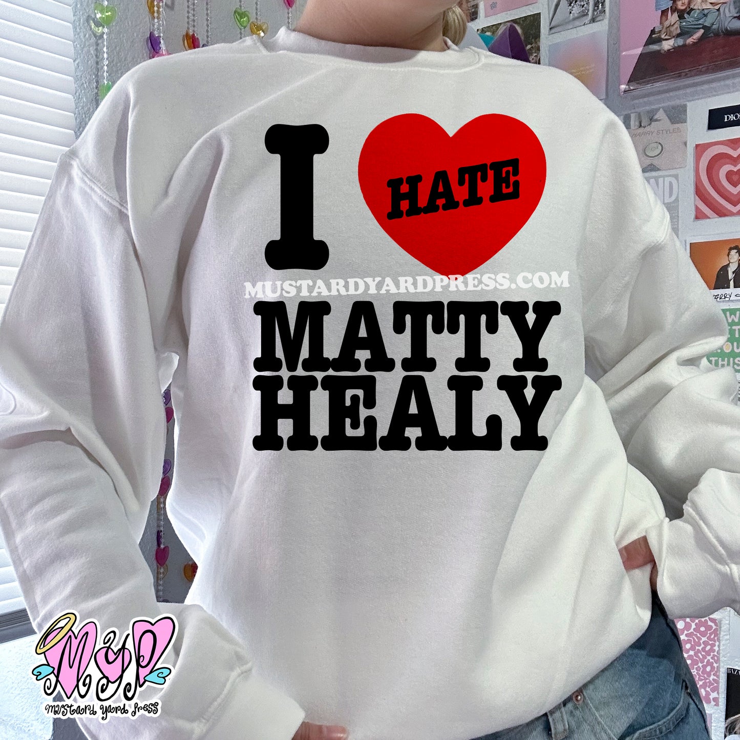 i hate matty crewneck