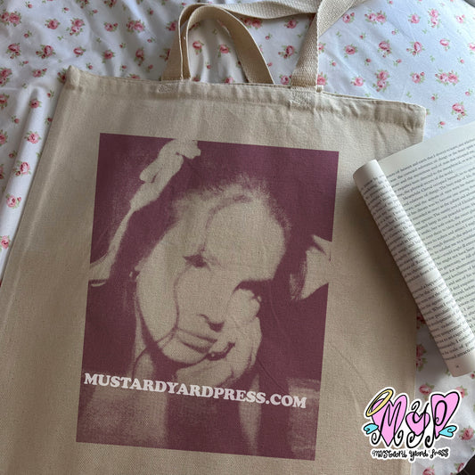 lana face tote bag