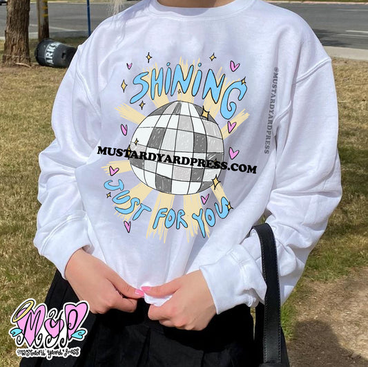 mirrorball crewneck