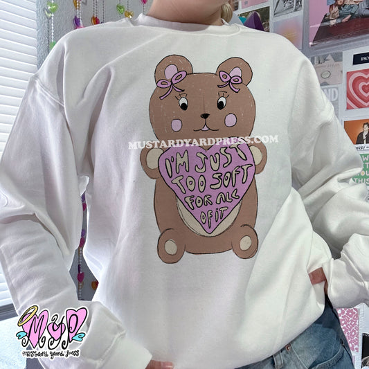 sweet nothing bear crewneck