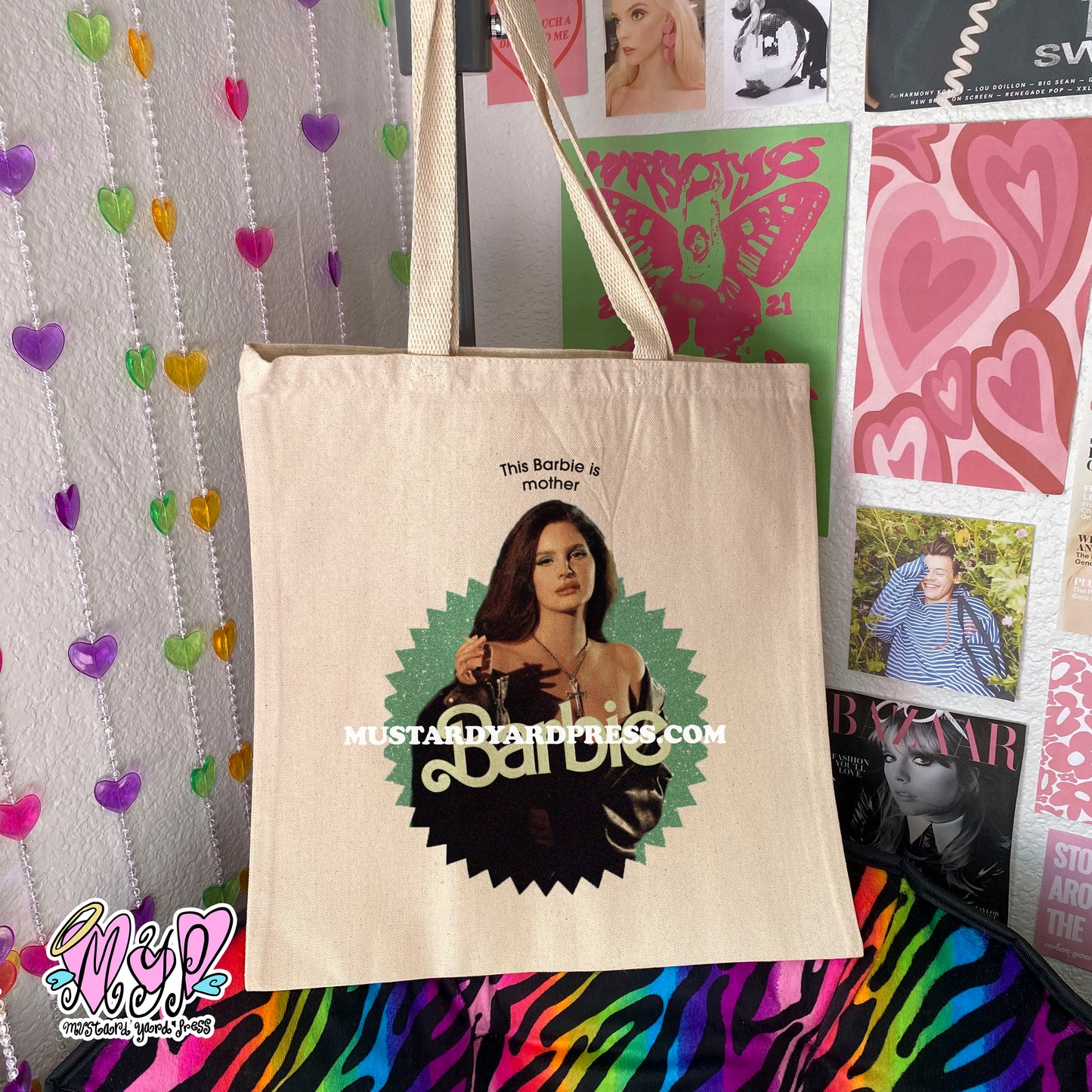 lana doll tote bag