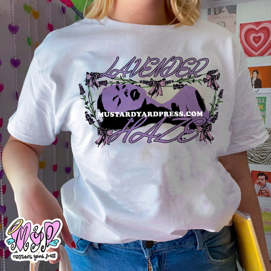 lavender swim t-shirt