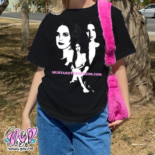 lana black t-shirt