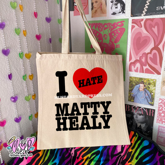 i hate matty tote bag