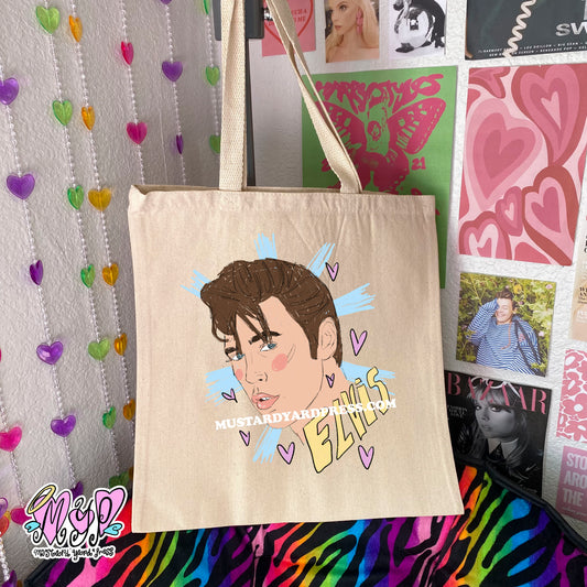 elvis tote bag