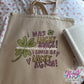 lucky again tote bag