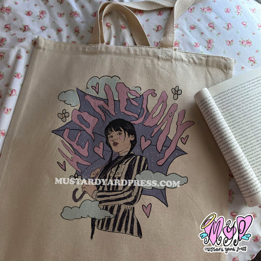 cloudy tote bag