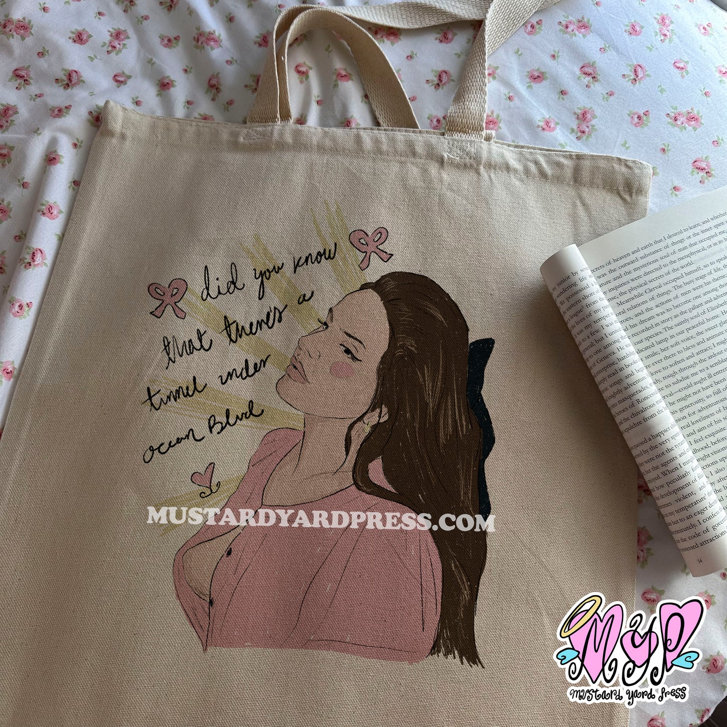 lana sketch tote bag