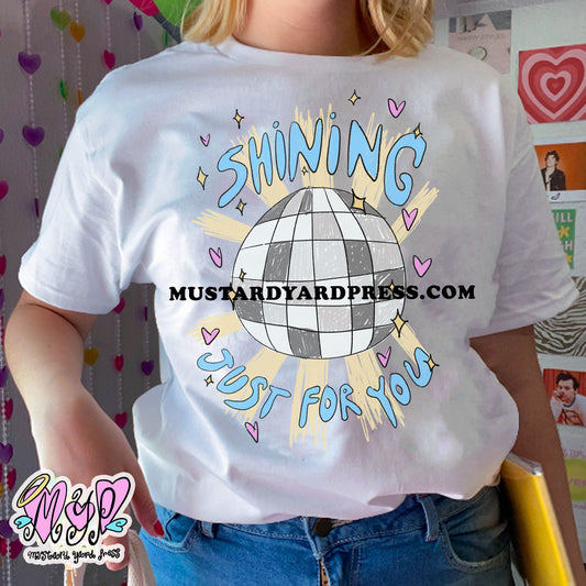 mirrorball t-shirt