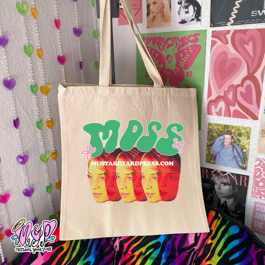 moss tote bag