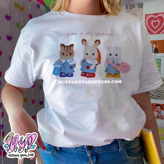 calico besties t-shirt