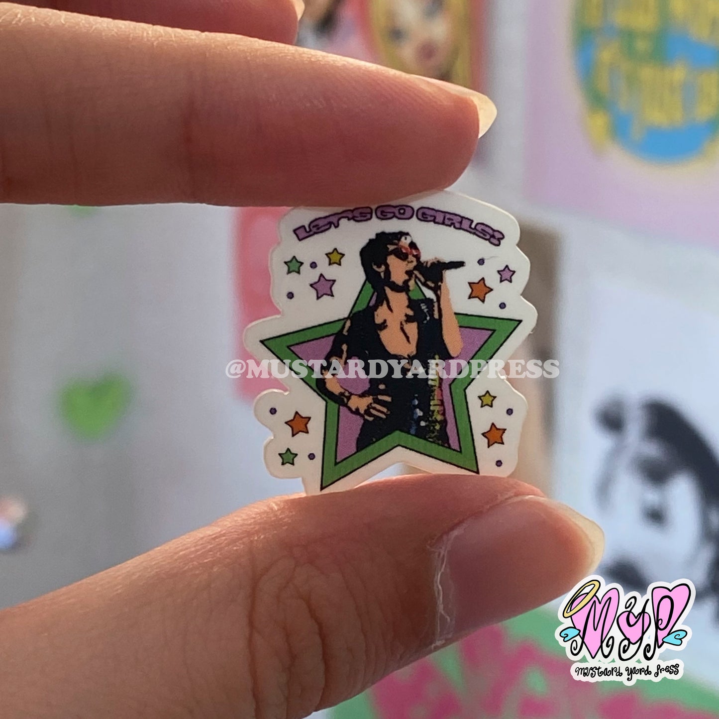 let's go girls! mini sticker